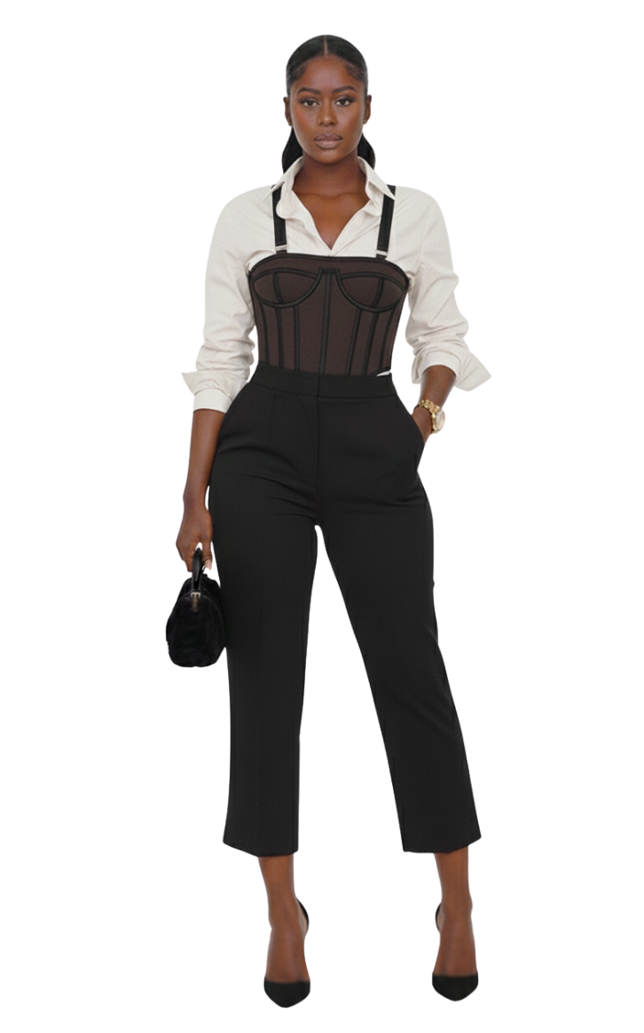 Executive Corset Top Set